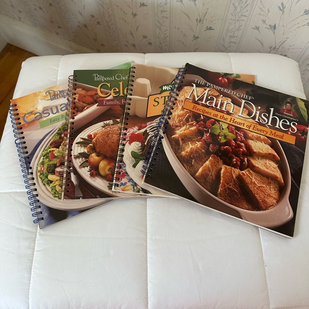 Pampered Chef Cookbook Collection - 4 Spiral Bound